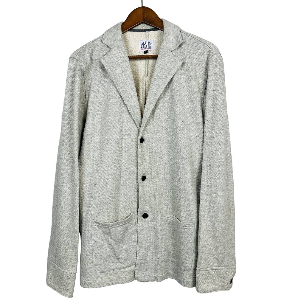 Viveshirt NYNY Cardigan 3 Button Slouchy Grandpa Sweater - L